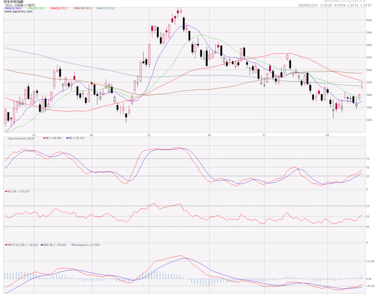恒生科技指數分析 (19.8.2024)